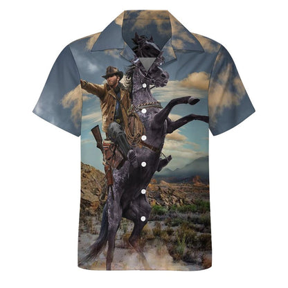 Men's Hawaiian Casual Short Sleeve Shirt 2305101802