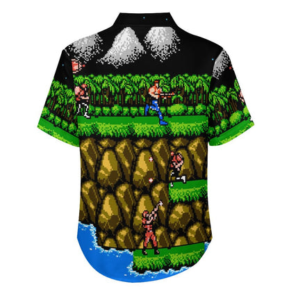 Men's Hawaiian Casual Short Sleeve Shirt 2306103343