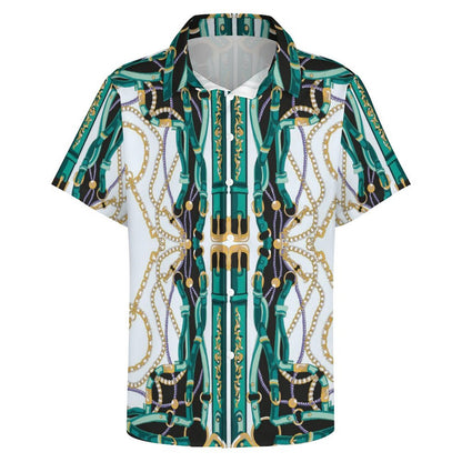 Men's Fashion Casual Printed Short Sleeve Shirts 2306100959