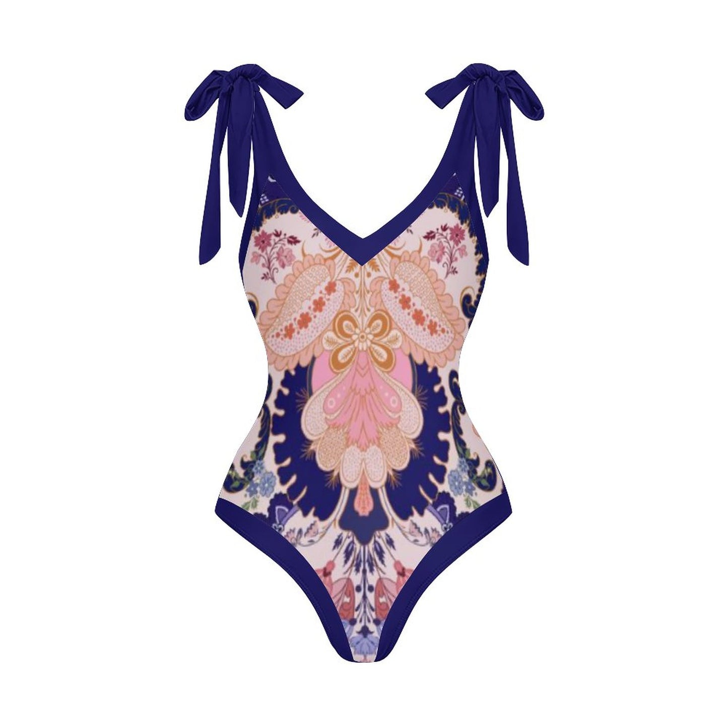 Casual Printed One Piece Swimsuit And Cover Up 2305105405