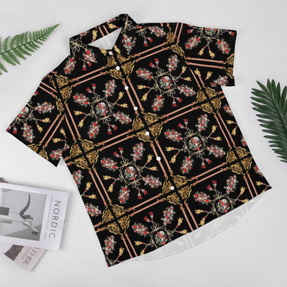 Men's Fashion Casual Printed Short Sleeve Shirts 2306100017