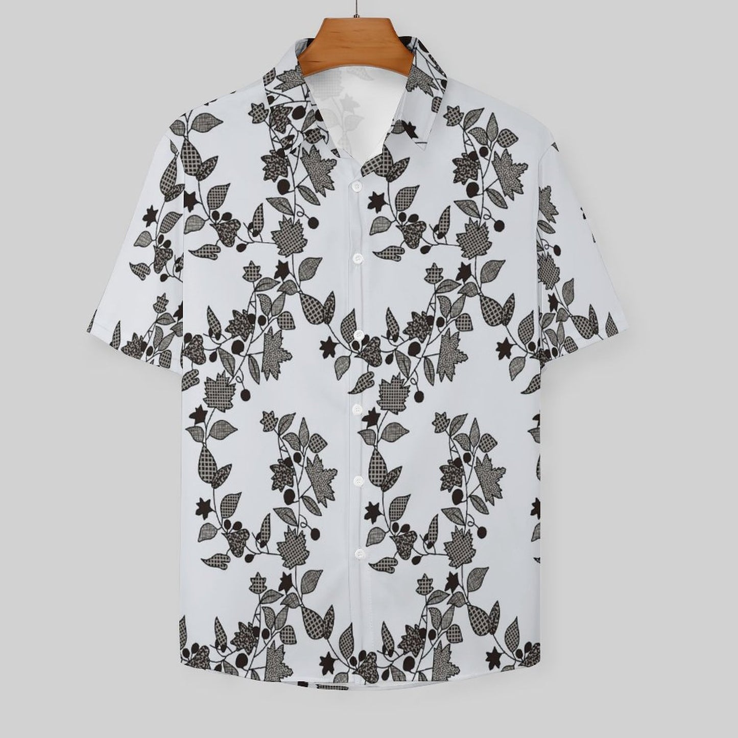 Men's Fashion Casual Printed Short Sleeve Shirts 2305107116