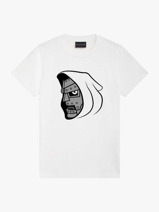 Women's Casual Doom Marvel Comics Printed Round Neck Short Sleeve T-Shirt