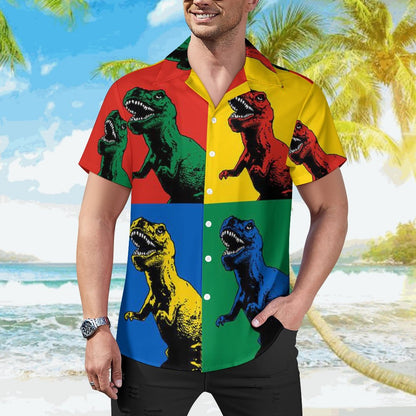 Men's Hawaiian Print Casual Shirt 2304105721