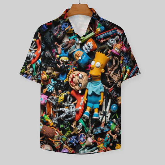 Men's Fashion Casual Printed Short Sleeve Shirts 2306104329