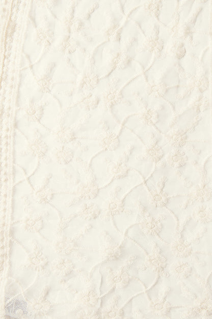 Sienna V-neck Lace Trims Embroidery Kimono