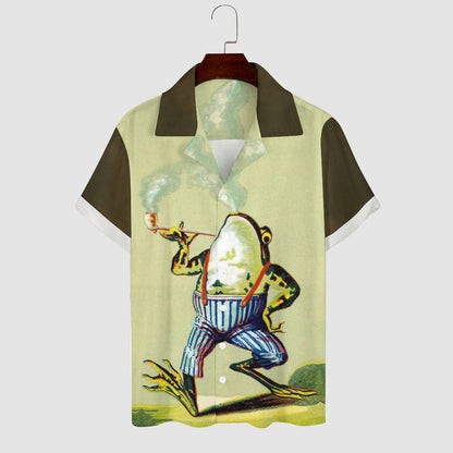 Men Hawaiian Casual Short Sleeve Shirt 2306102073