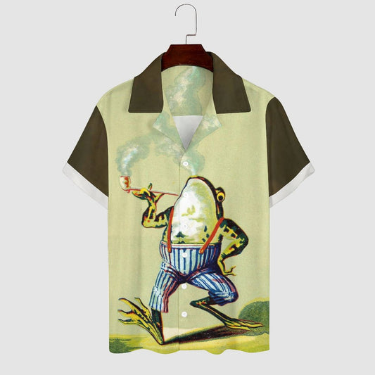 Men Hawaiian Casual Short Sleeve Shirt 2306102073