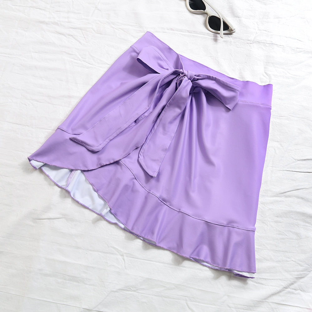 Reversible Bowknot Tie-shoulder One Piece Swimsuit