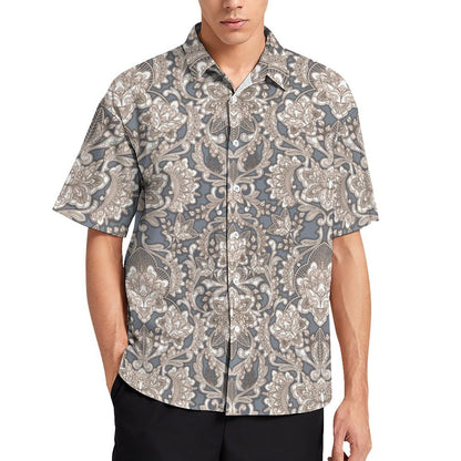 Men's Fashion Casual Printed Short Sleeve Shirts 2306101344