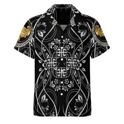 Men Hawaiian Casual Short Sleeve Shirt 2306100032