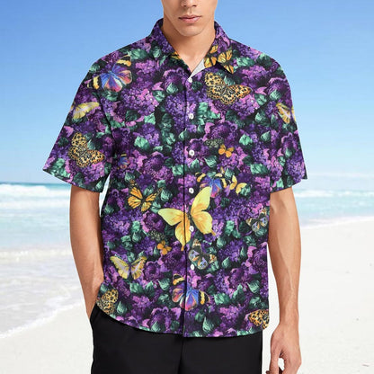 Men's Fashion Casual Printed Short Sleeve Shirts 2305107065