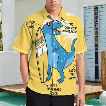 Men's Hawaiian Print Resort Shirt 2305103718