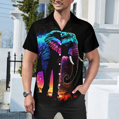 Men Hawaiian Casual Short Sleeve Shirt 2305105191
