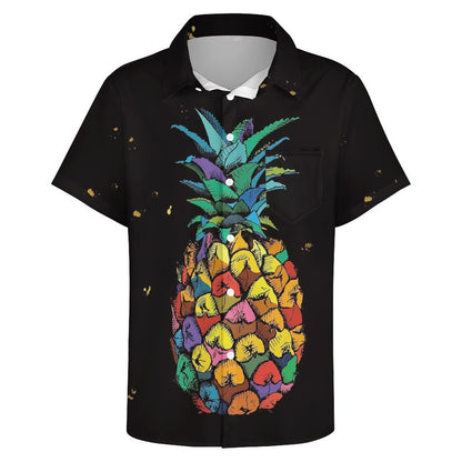 Men's Hawaiian Casual Short Sleeve Shirt 2306103701