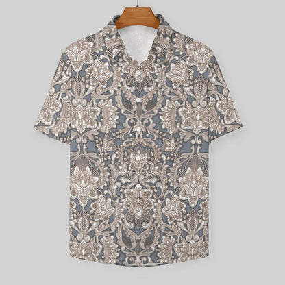 Men's Fashion Casual Printed Short Sleeve Shirts 2306101344
