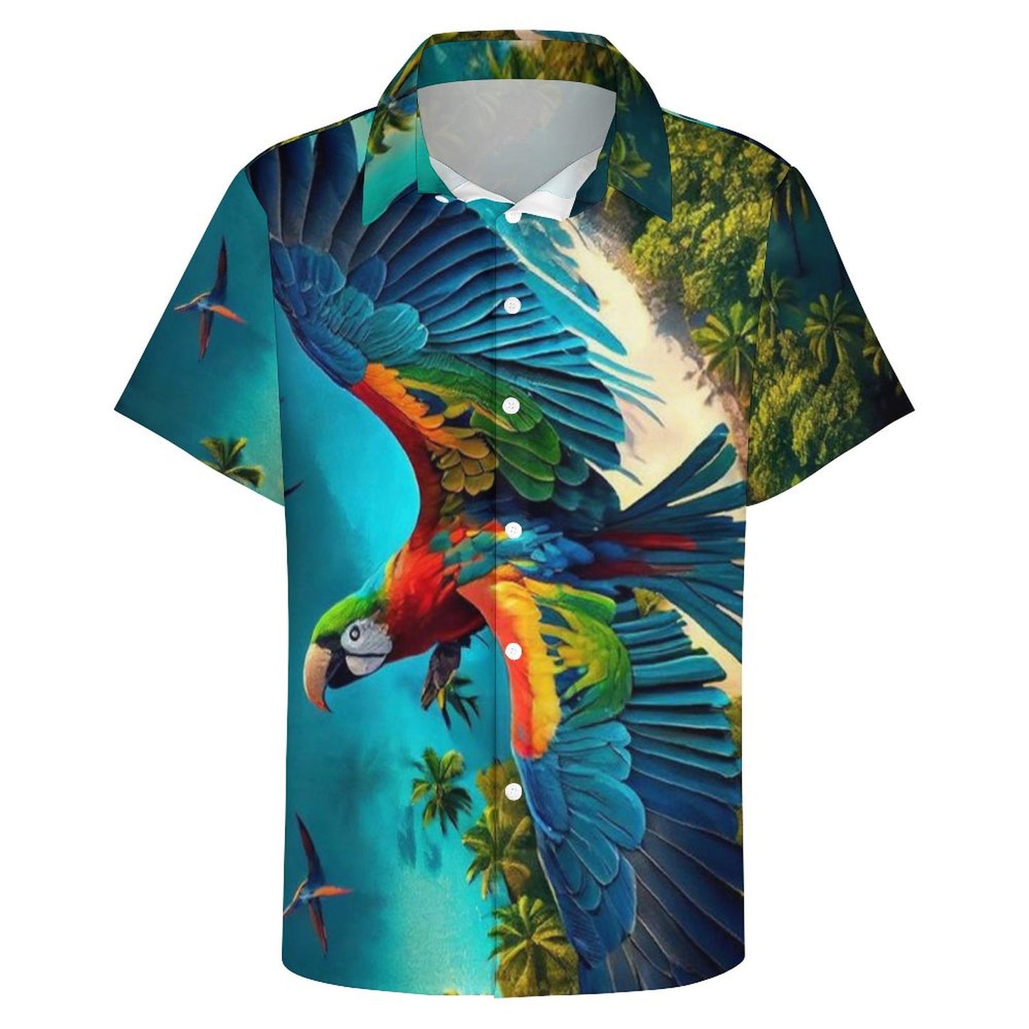 Men's Fashion Casual Printed Short Sleeve Shirts 2306100802
