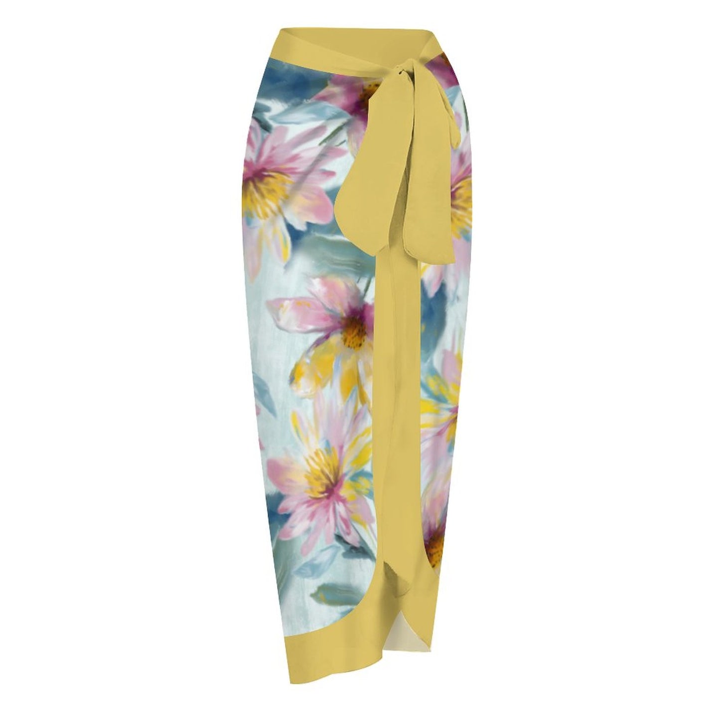 Casual Printed One-Piece Swimsuit And Cover Up 2305102828