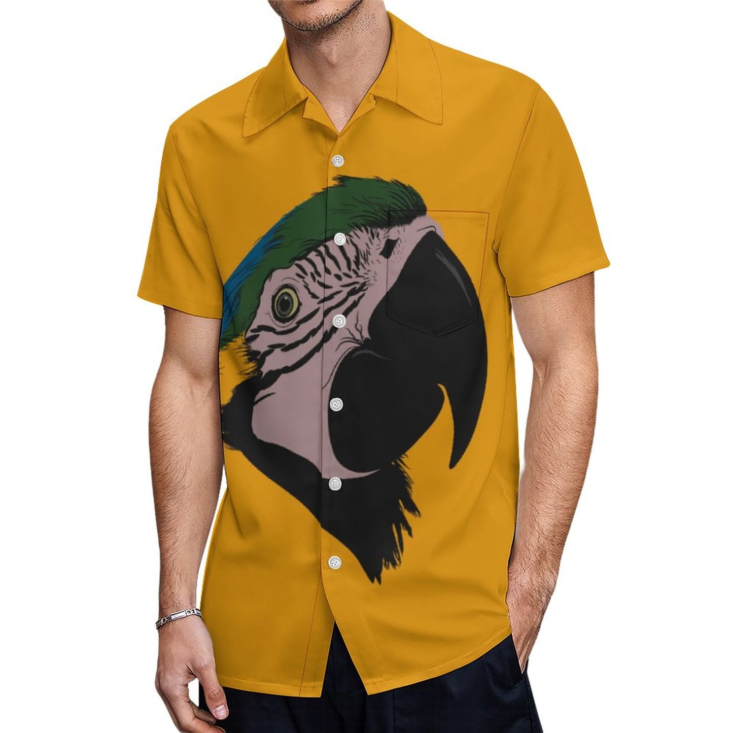 Men's Hawaiian Casual Short Sleeve Shirt 2307100349