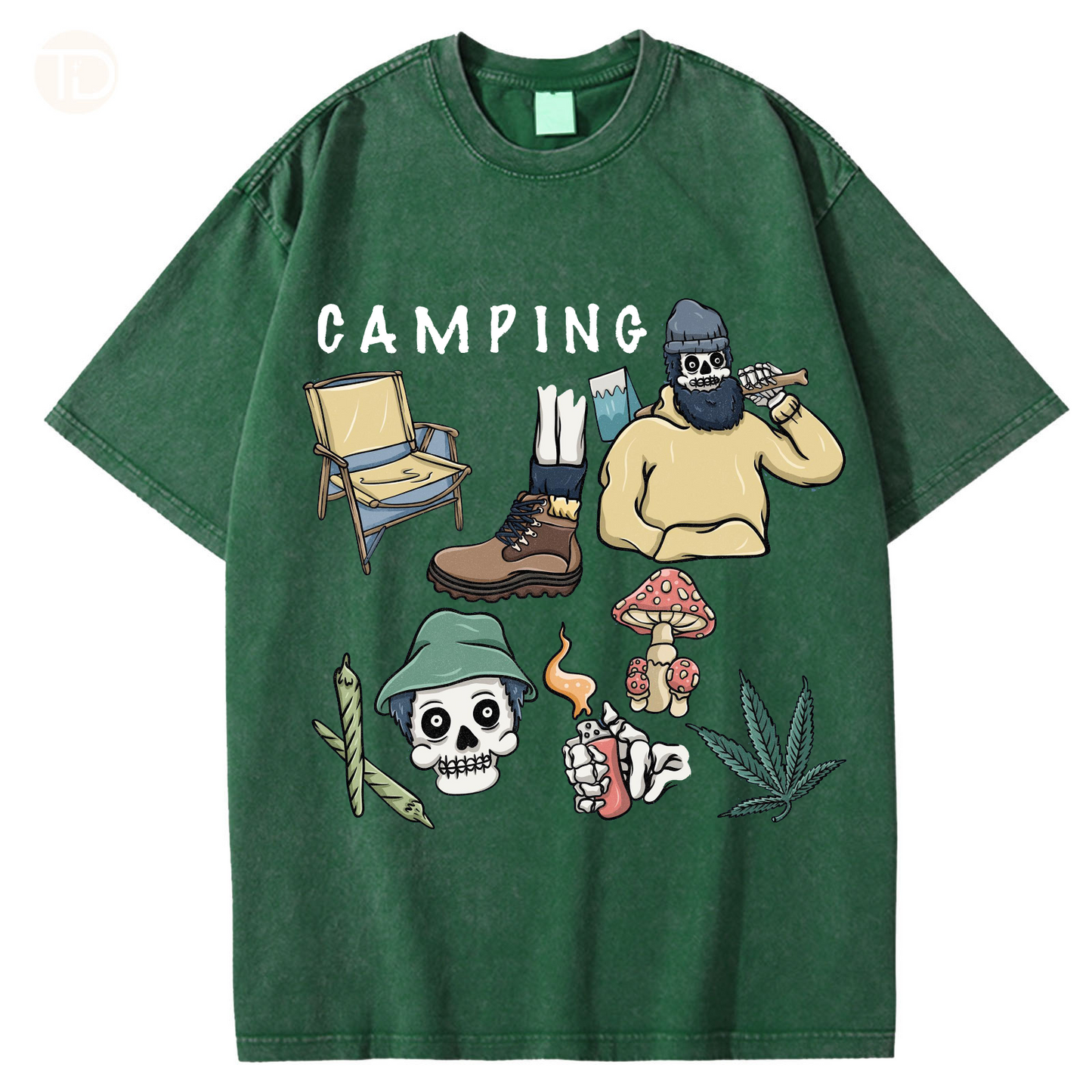 Unisex Vintage Wash Denim T-Shirts