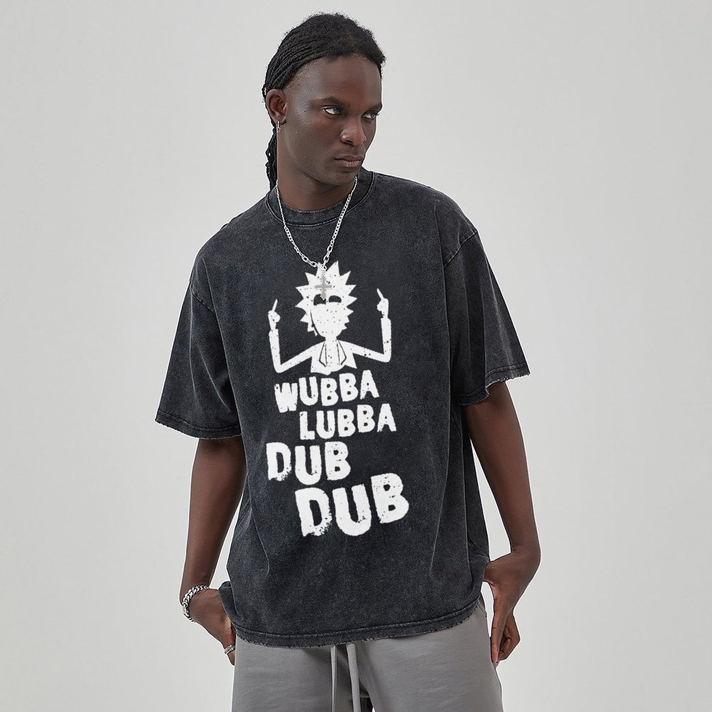Unisex Vintage Solid Wash T-Shirts 2305103411
