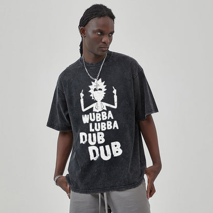 Unisex Vintage Solid Wash T-Shirts 2305103411