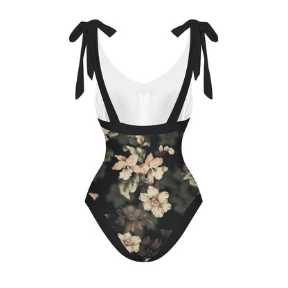 Casual Printed One-Piece Swimsuit And Cover Up 2305102492