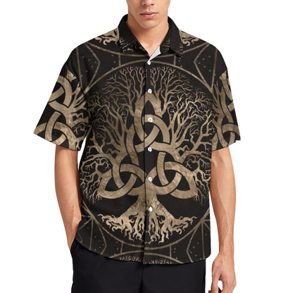 Men's Fashion Casual Printed Short Sleeve Shirts 2306101394