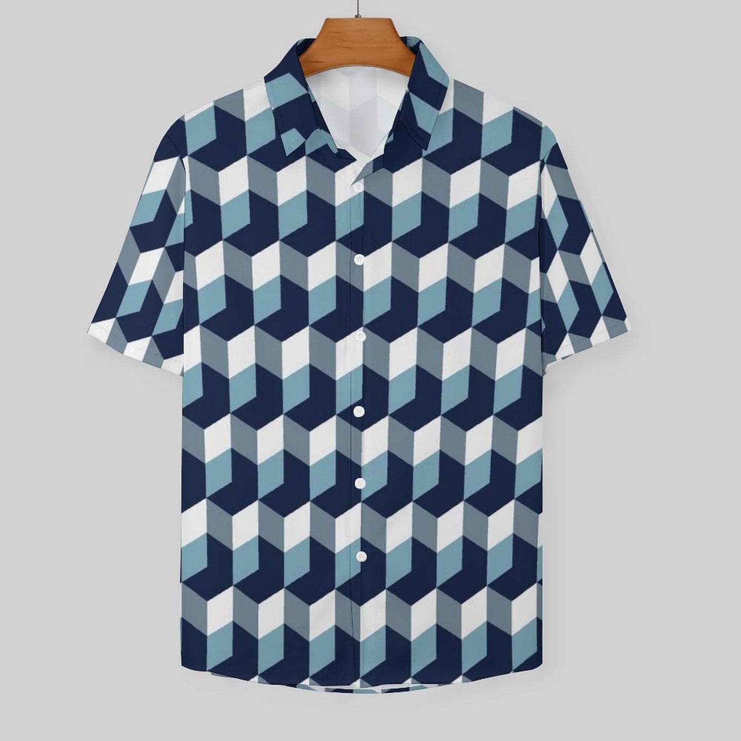 Men's Fashion Casual Printed Short Sleeve Shirts 2306101896