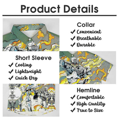 Men's Hawaiian Casual Short Sleeve Shirt 2306104577