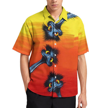 Men's Hawaiian Casual Short Sleeve Shirt 2306103803