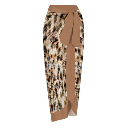 Casual Printed One-Piece Swimsuit And Cover Up 2305102512
