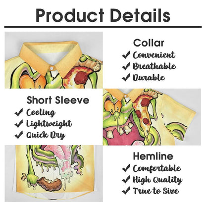 Men's Hawaiian Casual Short Sleeve Shirt 2306103513