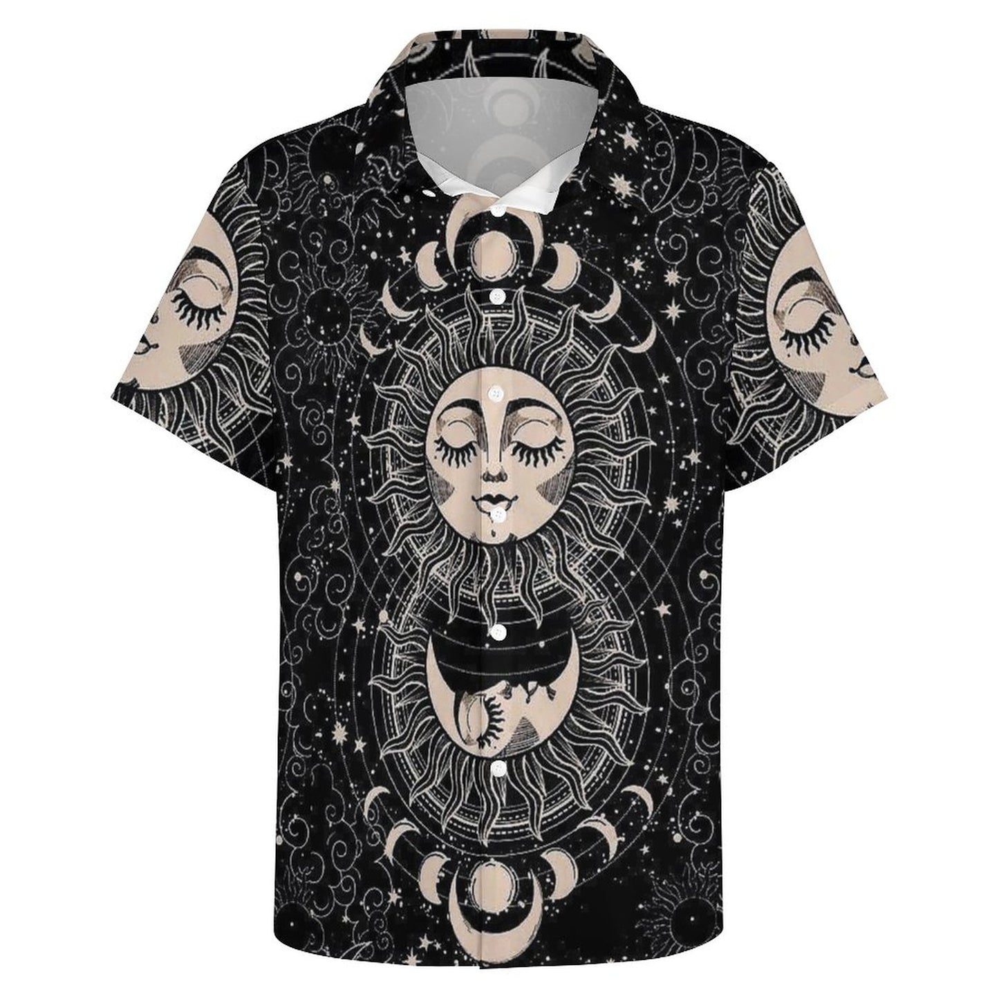 Men's Fashion Casual Printed Short Sleeve Shirts 2306101048