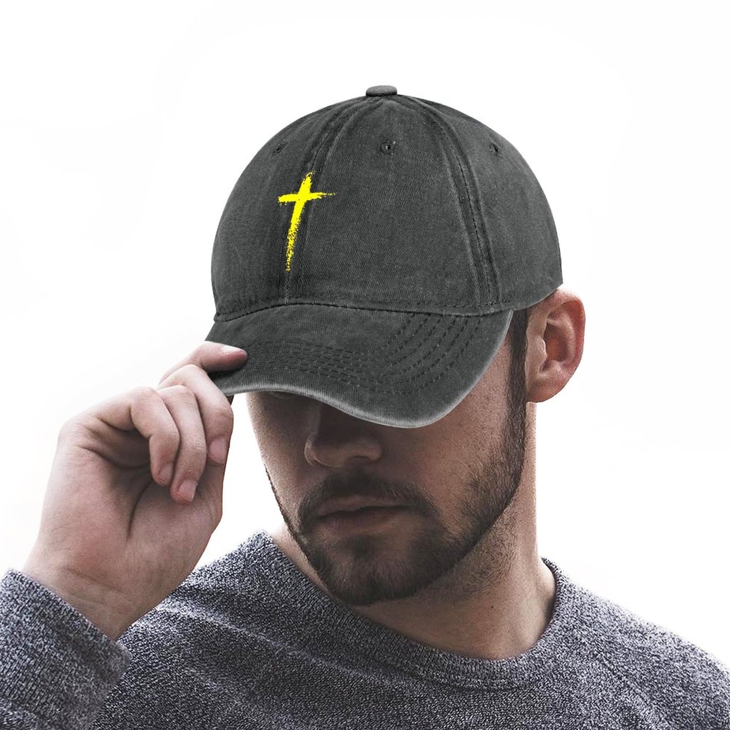 JOC Washed Denim Baseball Cap 2305101875