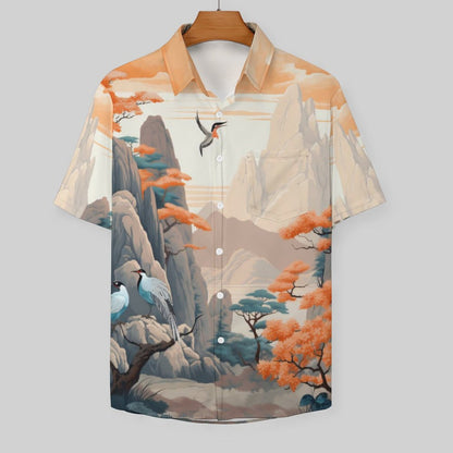 Men's Hawaiian Casual Short Sleeve Shirt 2306105723