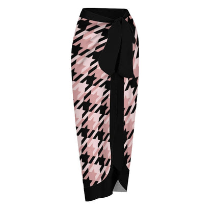 Fashion Printed One Piece Swimsuit And Cover Up 2305104455