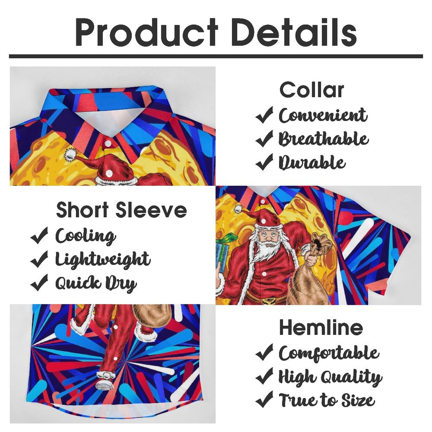 Men's Hawaiian Casual Short Sleeve Shirt 2306103383