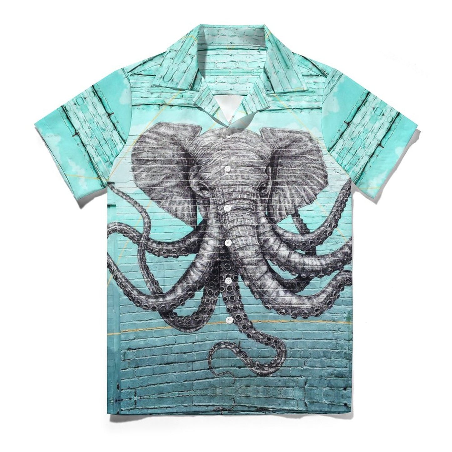 Men's Hawaiian Casual Short Sleeve Shirt 2305105102