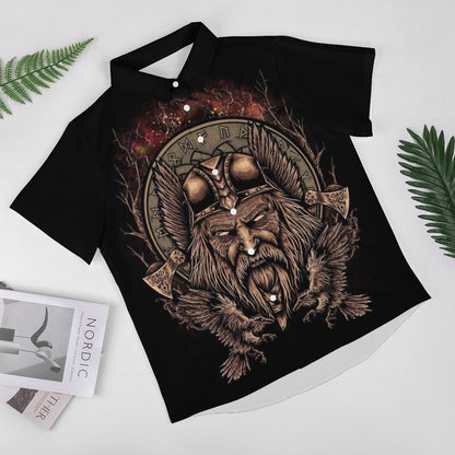 Men's Fashion Casual Printed Short Sleeve Shirts 2306101391