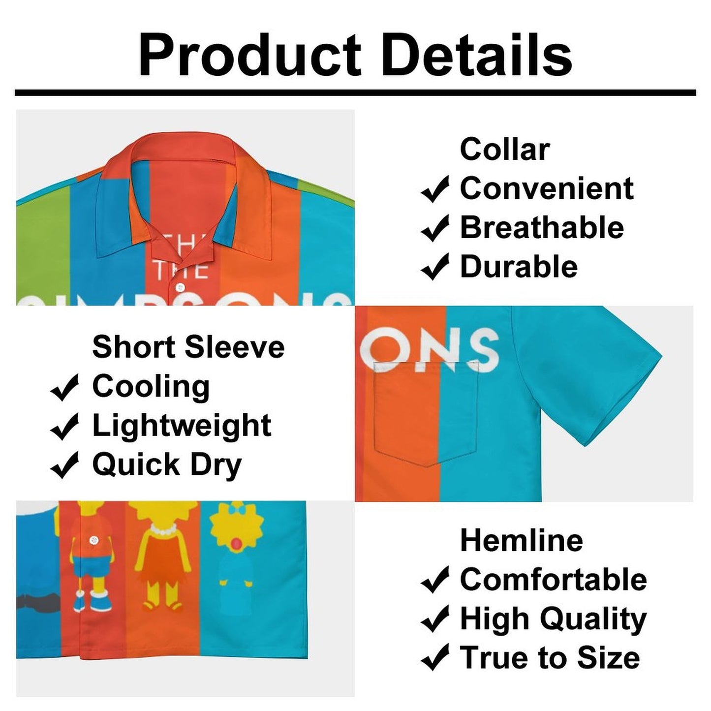 Men's Hawaiian Casual Short Sleeve Shirt 2307100347