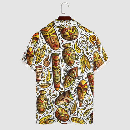 Men's Hawaiian Casual Short Sleeve Shirt 2305102402