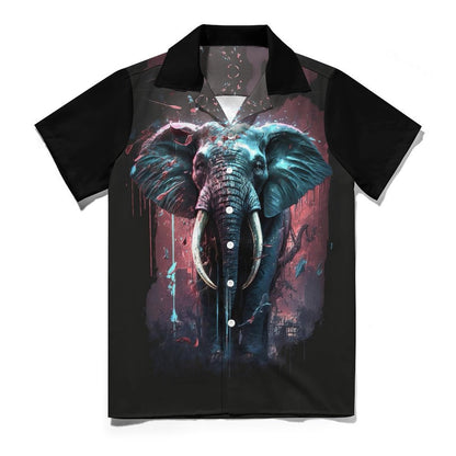 Men Hawaiian Casual Short Sleeve Shirt 2306101369
