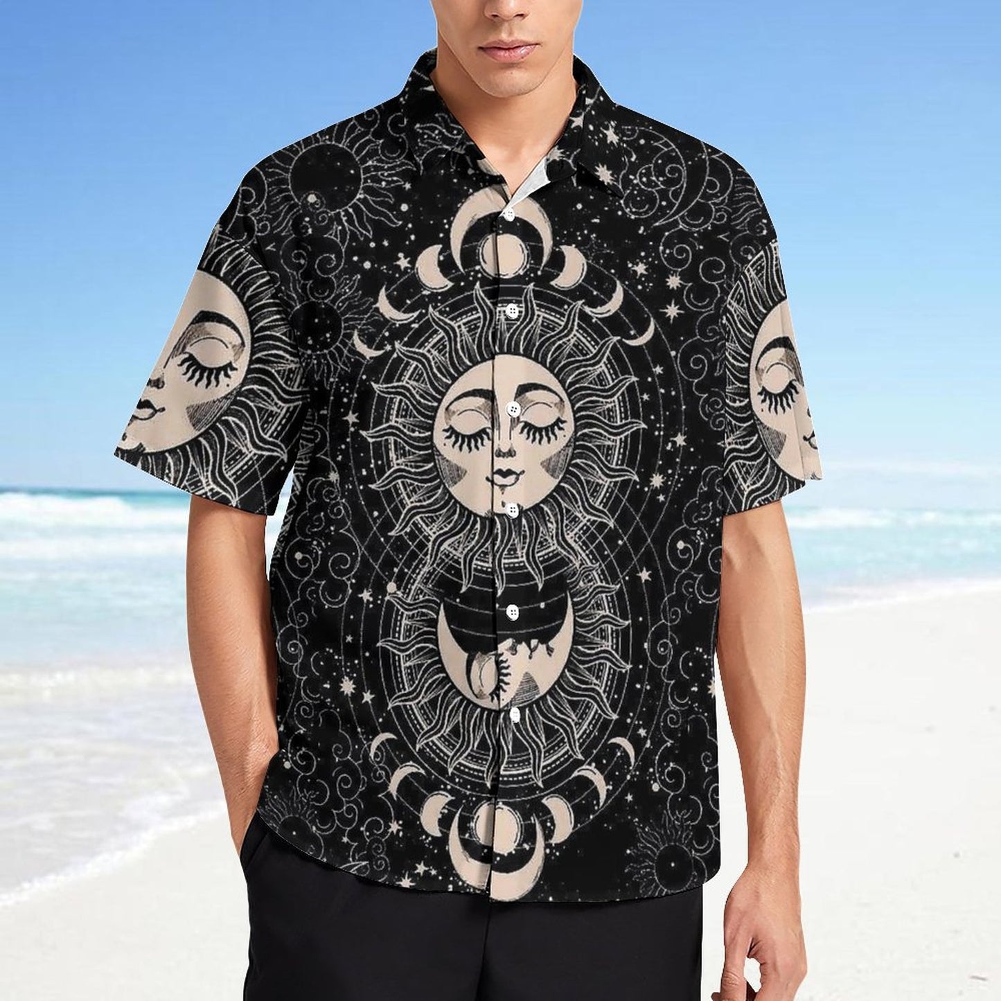 Men's Fashion Casual Printed Short Sleeve Shirts 2306101048