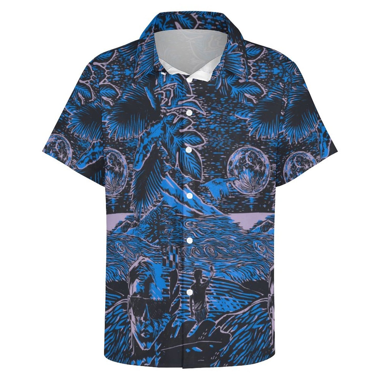 Men's Hawaiian Casual Short Sleeve Shirt 2306105301