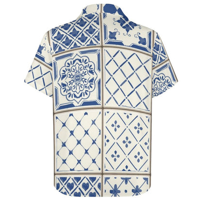 Men's Fashion Casual Printed Short Sleeve Shirts 2306100449