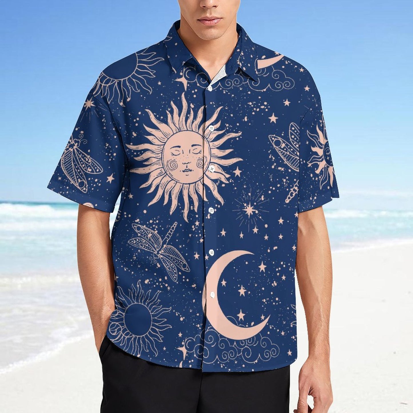 Men's Fashion Casual Printed Short Sleeve Shirts 2306101055