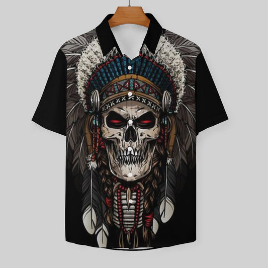 Men's Fashion Casual Printed Short Sleeve Shirts 2306105065