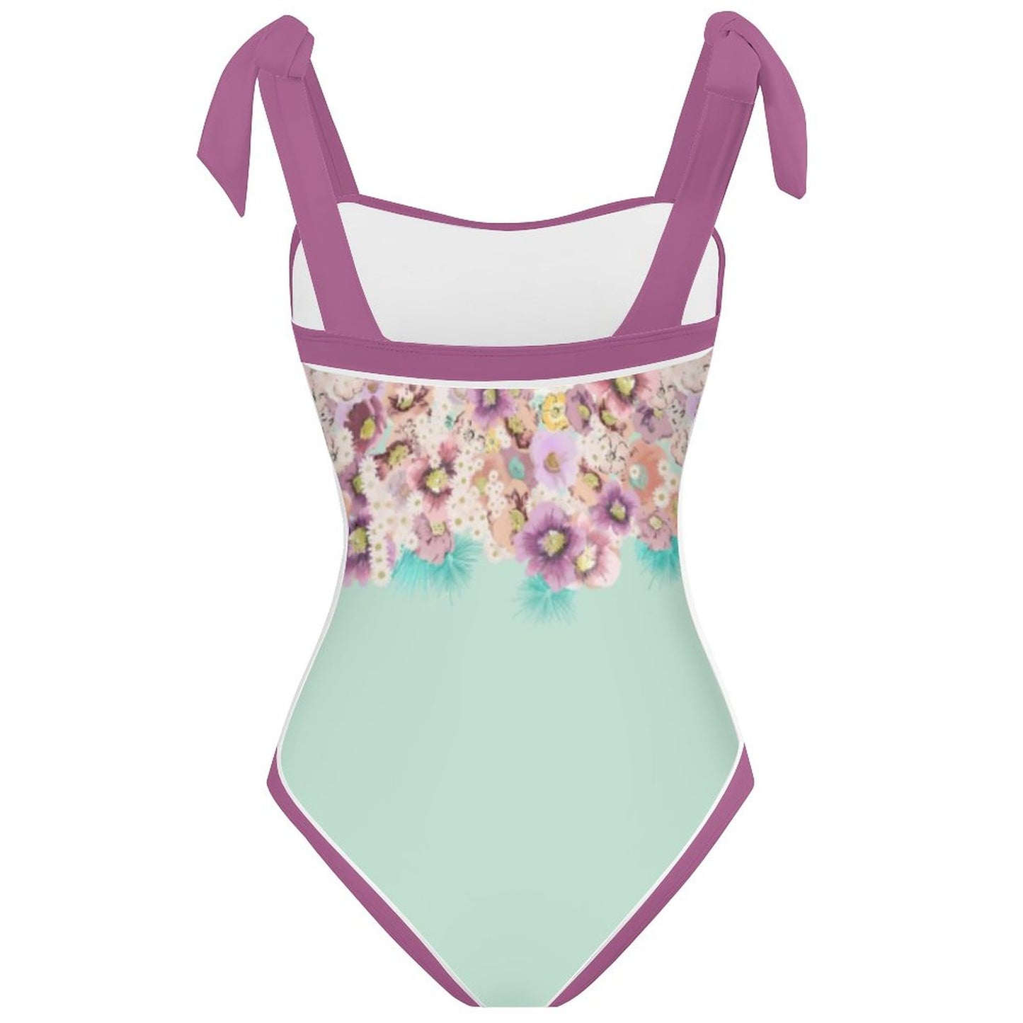 Fashion Printed One Piece Swimsuit And Cover Up 2305105568