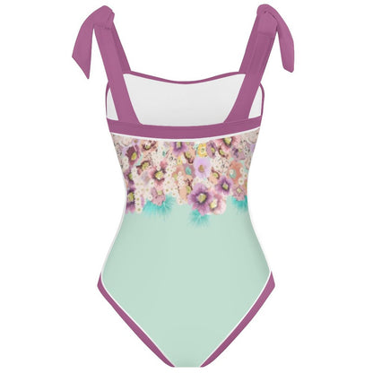 Fashion Printed One Piece Swimsuit And Cover Up 2305105568